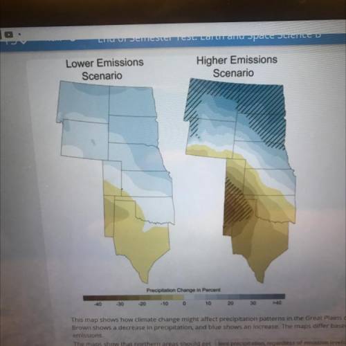 Lower Emissions

Scenario
Higher Emissions
Scenario
Precipitation Change in Percent
20
-10
0
10
20