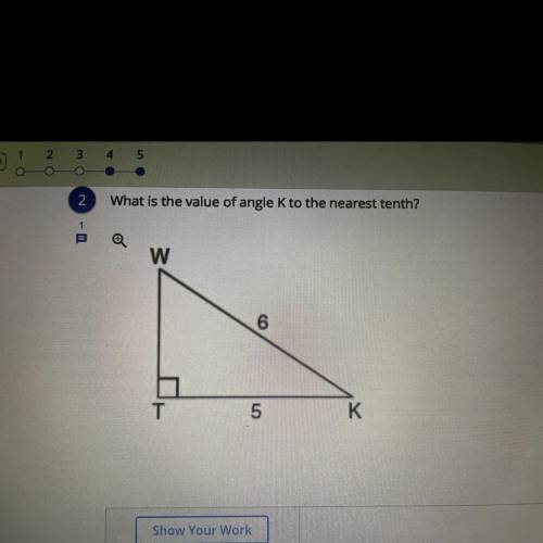 What is the value of angle K to the nearest tenth? HELPP PLEASEE