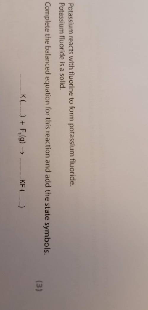 Can someone please help me complete the balance equation for this reaction?​
