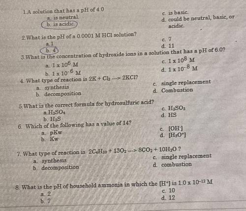 Please help if you know chemistry