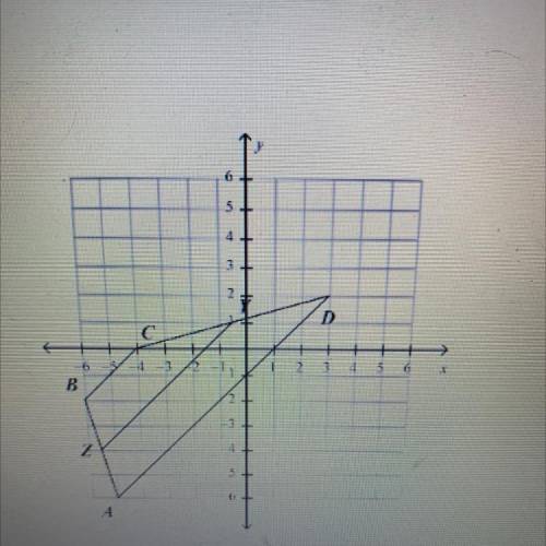 Find the length of midsegment YZ in trapezoid ABCD when A(-5,-6) B(-6,-2) C(-4,0) and D(3,2)