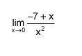 PLEASE HELP PLEASE!!

Find the limit of the function algebraically. (2 points) alt='limit as x app