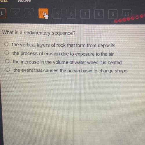 What is a sedimentary sequence?