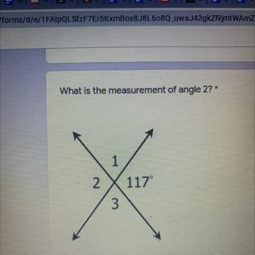 What is the measurement of angle 1, 2, 3