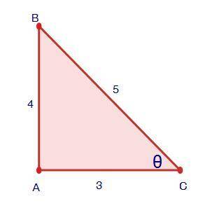 Find the tangent ratio of angle Θ
