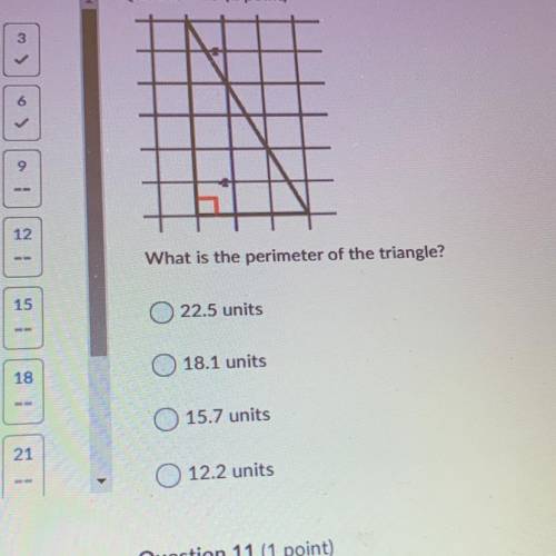 What is the perimeter of the triangle?
HELP ME OUT PLEASEDEEEEDD