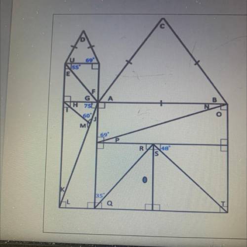 Missing angles in triangle help