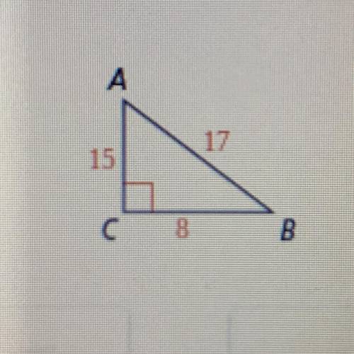 What is the ratio for cos B