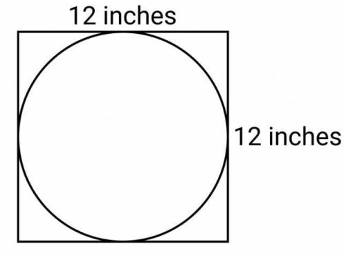 What are the radius and diameter of the circle shown below?