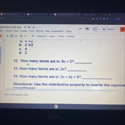Please help me with 12,13,14 please and thank you!