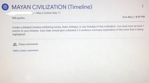 Create a detailed timeline exhibiting events, feats, holidays, or any findings of this civilization