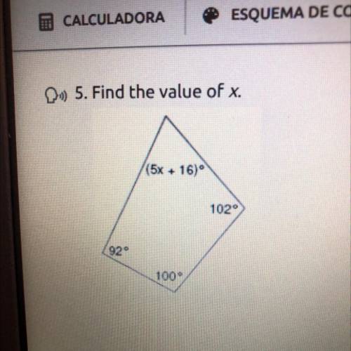 Find the value of x. Help fast me need help