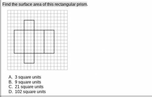 Find the surface area of this rectangular prism