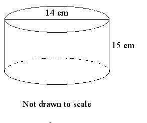 Determine the surface area of the cylinder in terms of π.

602π cm2
812π cm2
308π cm2
518 cm2