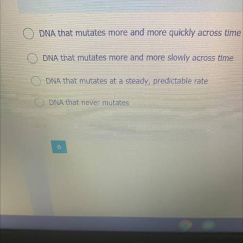 Which type of DNA is useful as a molecular clock?
Please help fast