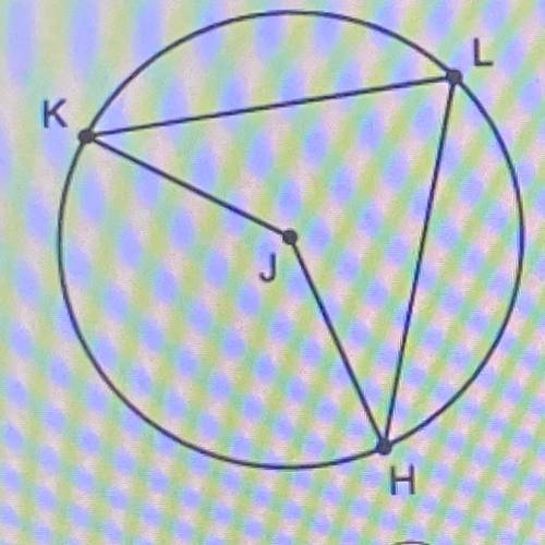 If measure KL=136 and measure LH= 113. find measure angle KJH

A) 113
B) 120°
C) 136
D) 111