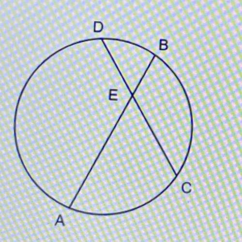 In the circle above, DE = 2, CE = 6, and BE = 3.

What is the measure of EA?
A) 2
B) 3
C) 6
D) 4