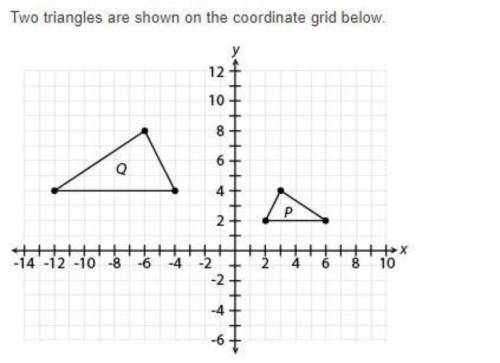 HELP ASAP FIRST PERSON WITH CORRECT ANSWER GETS BRAINLIEST

Which statements about the triangles a