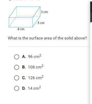 Pls help 
what is the surface area of the solid above