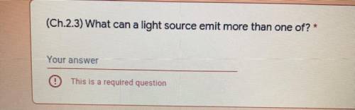 What can a light source emit more than one of?