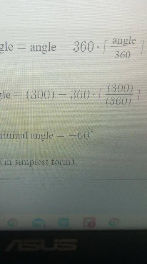 What is the positive coterminal angle of -300?