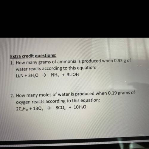 How many grams of ammonia is produced when 0.93 g of

water reacts according to this equation:
Li3