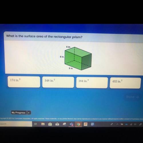 What is the surface area of the rectangular prism?
Helpppp I need this done
