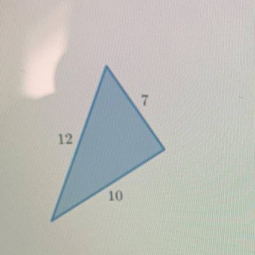 Plsss help!! is this a right triangle if no or yes please explain why??