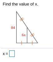 What would be the value of x please help