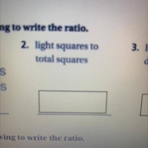 2. light squares to
total square's
WILL PUT YOU BRANLY