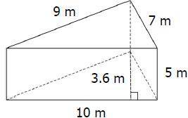 Find the volume of the figure. 
Volume =