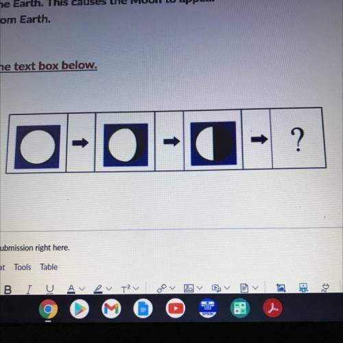 Using the image provided, which moon phase is next?