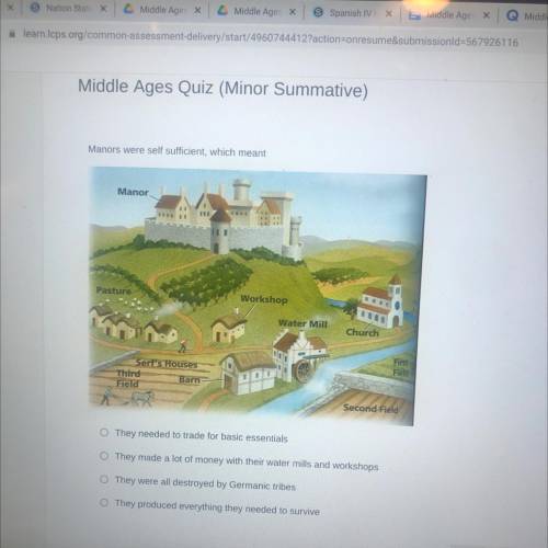 NEED HELP MIDDLE AGES