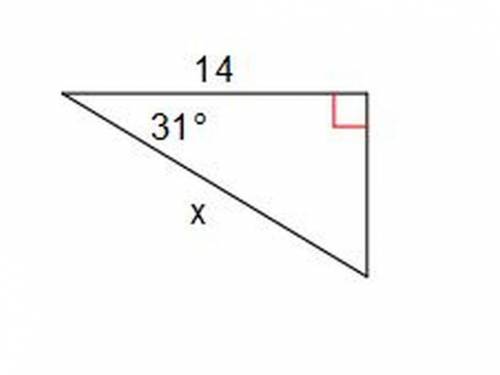 HELP

Which Trig ratio should be used to find the missing side?
A.Sin
B.Cos
C.Tan