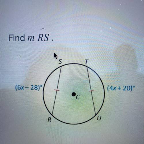 Find m RS
Please please this is on my final !