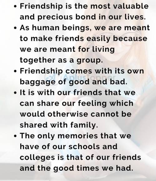Conclusion on friendship​