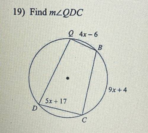 Help!!! Find the measure of the arc or angle indicated.
