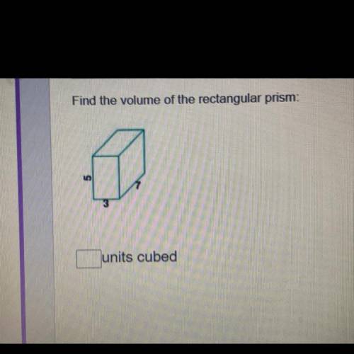 Find the volume of the rectangular prism pls help me-