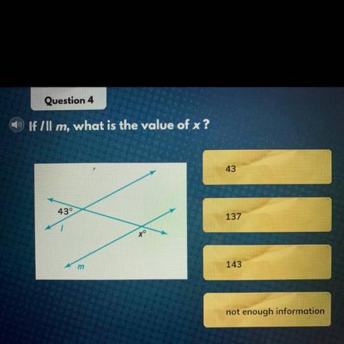 If /|| m, what is the value of X￼?