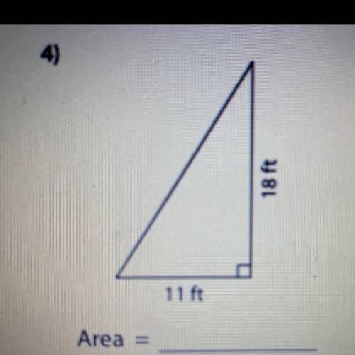 Find the area please