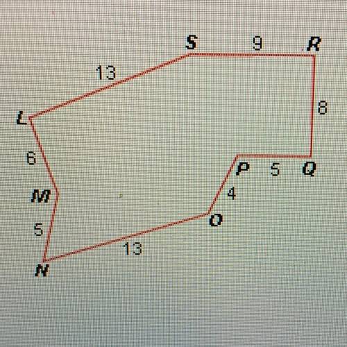What is the perimeter of the octagon below?

A. 65 units
B. 67 units
C. 69 units
D. 63 units