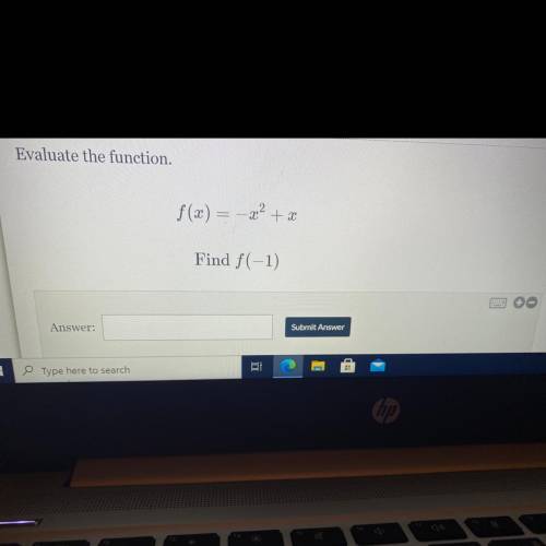 F(x) = –?
+ x
Find f(-1)