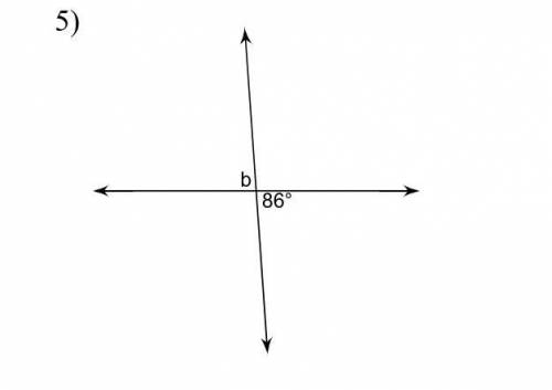 Name the angle relationship. Find the measure of angle b.