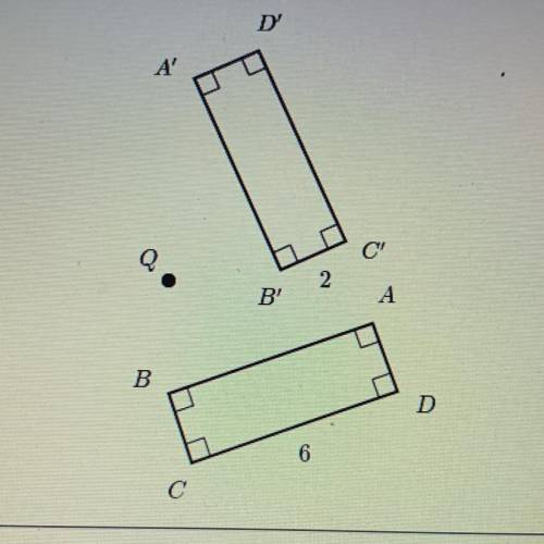 What is the area of rectangle ABCD