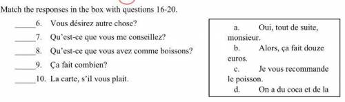 Please someone help me out FRENCH CLASS
ASAP I WILL GIVE OUT BRAINKY