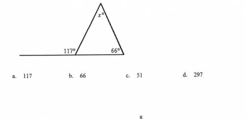 Find the value of x.
PLS help will give brainliest