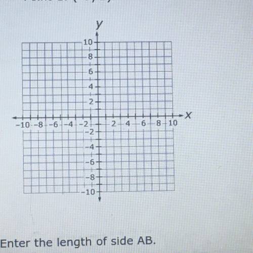 Enter the length of side AB