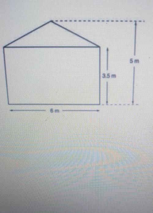 What is the area of the figure shown?​