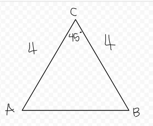 Find the area of the triangle. please explain/show your work. thank you <3