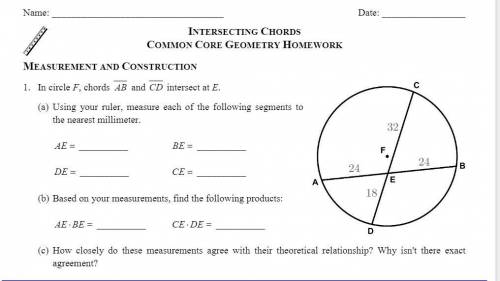 I will give Brainlist to the best answer. Please help me with my Geometry work.

In circle F, chor